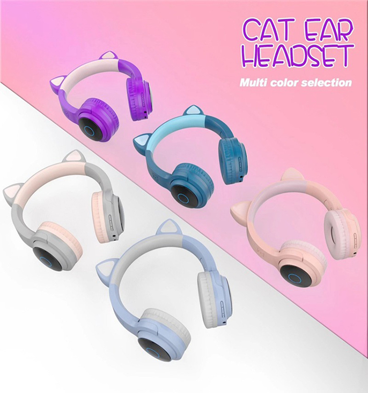 سماعة رأس للألعاب من Cat Ear مع ميكروفون